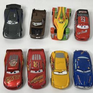 Disney Pixar Cars 1:43 Lot Mcqueen Cruz Hudson Hornet Francesco Todd Diecast